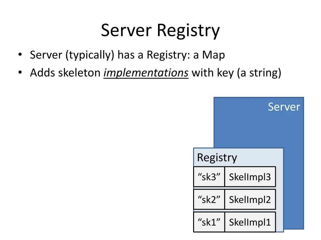 server registry