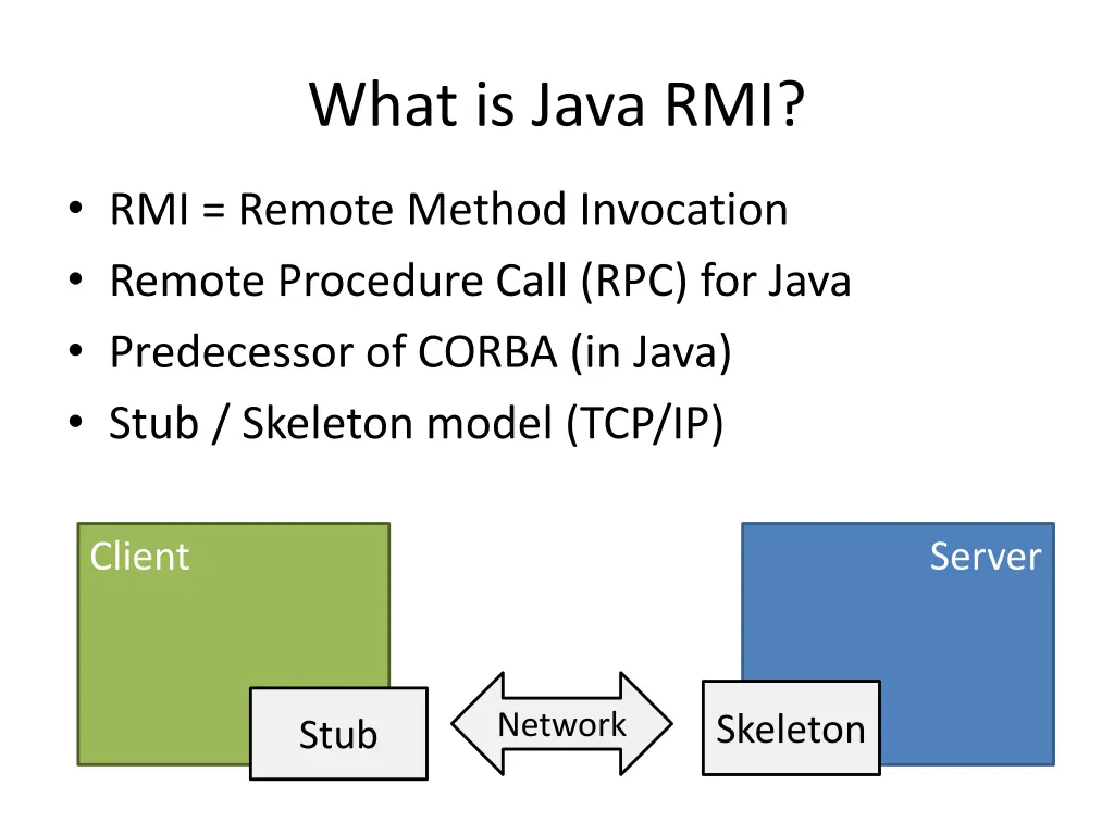 what is java rmi