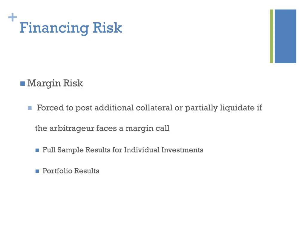 financing risk 1