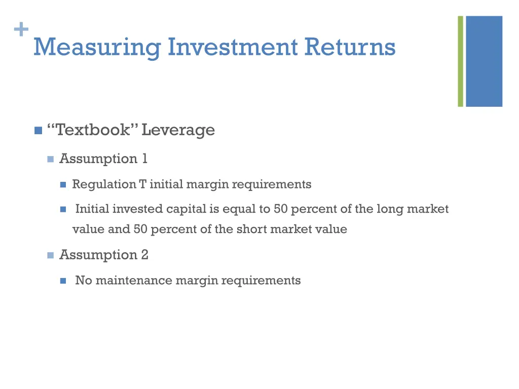 measuring investment returns 2