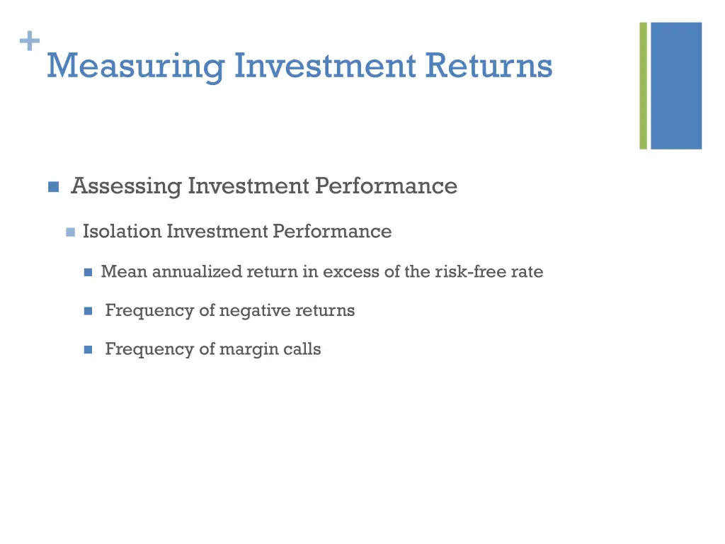 measuring investment returns 4