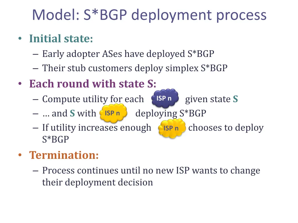 model s bgp deployment process