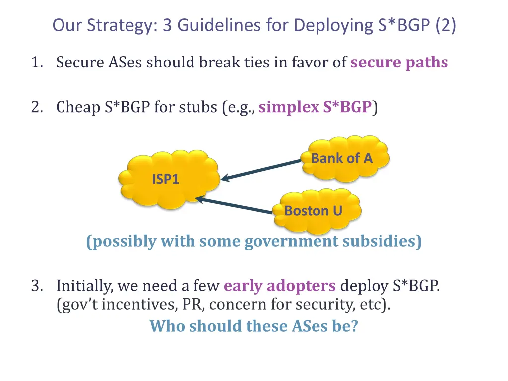 our strategy 3 guidelines for deploying s bgp 2