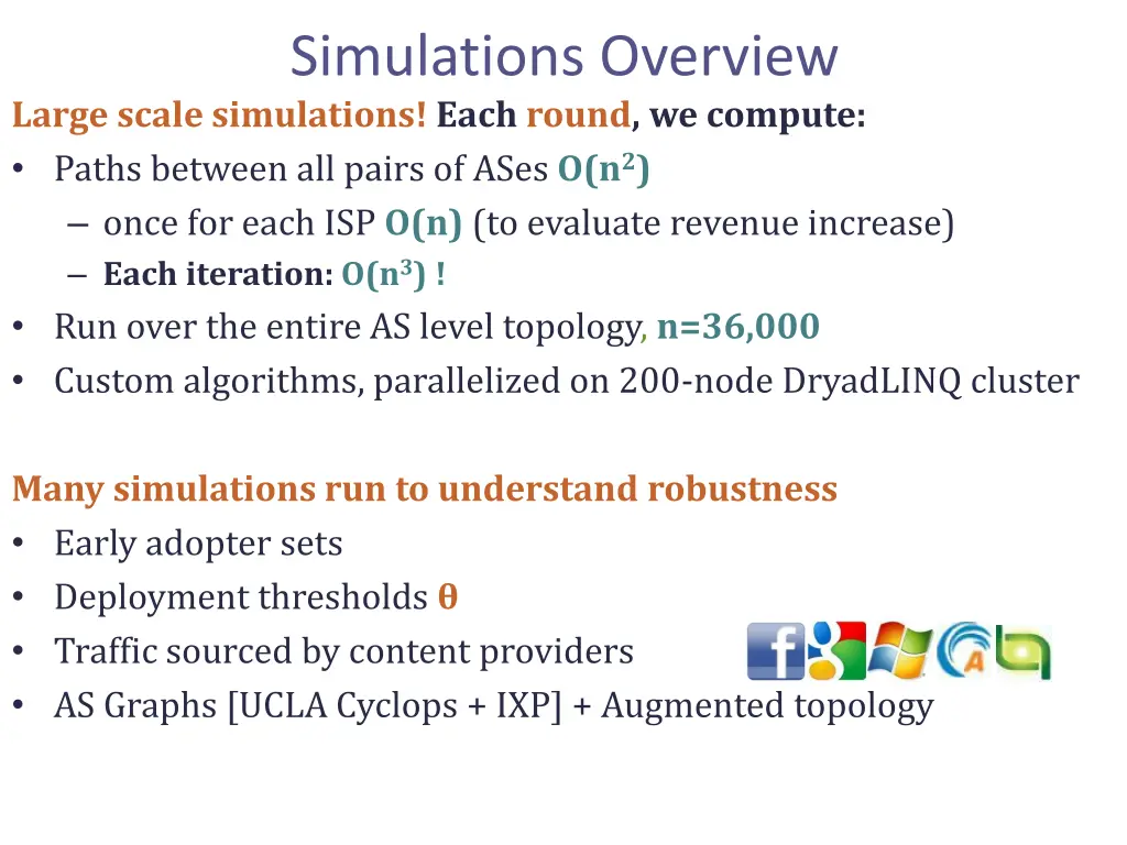 simulations overview