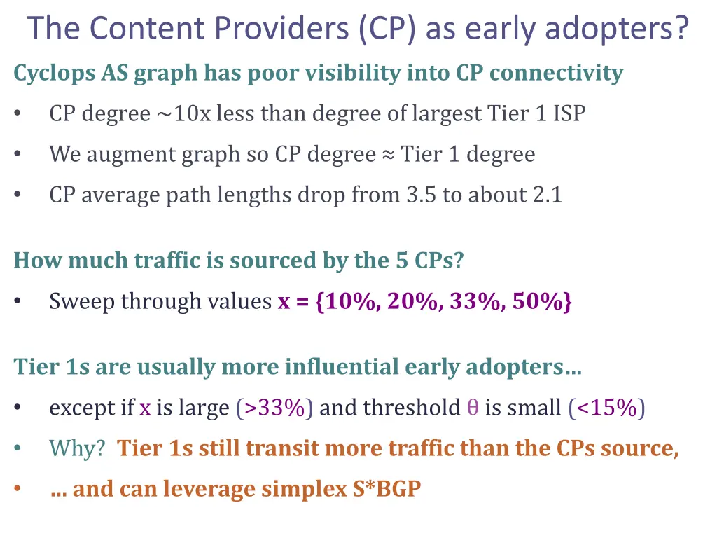 the content providers cp as early adopters