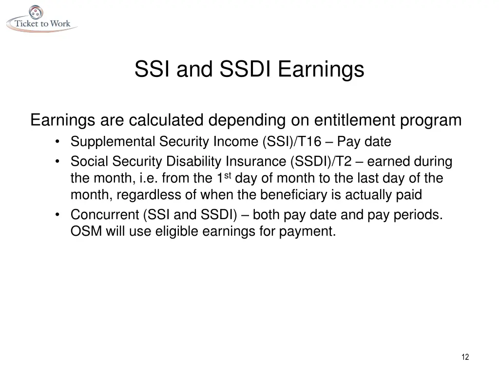 ssi and ssdi earnings