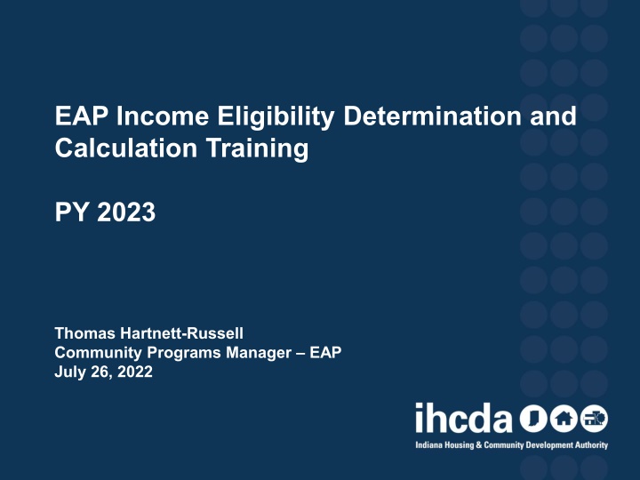 eap income eligibility determination