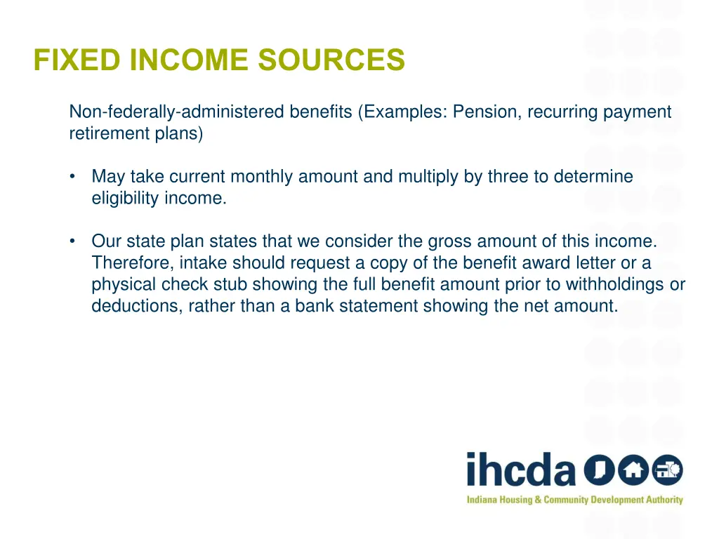 fixed income sources 1