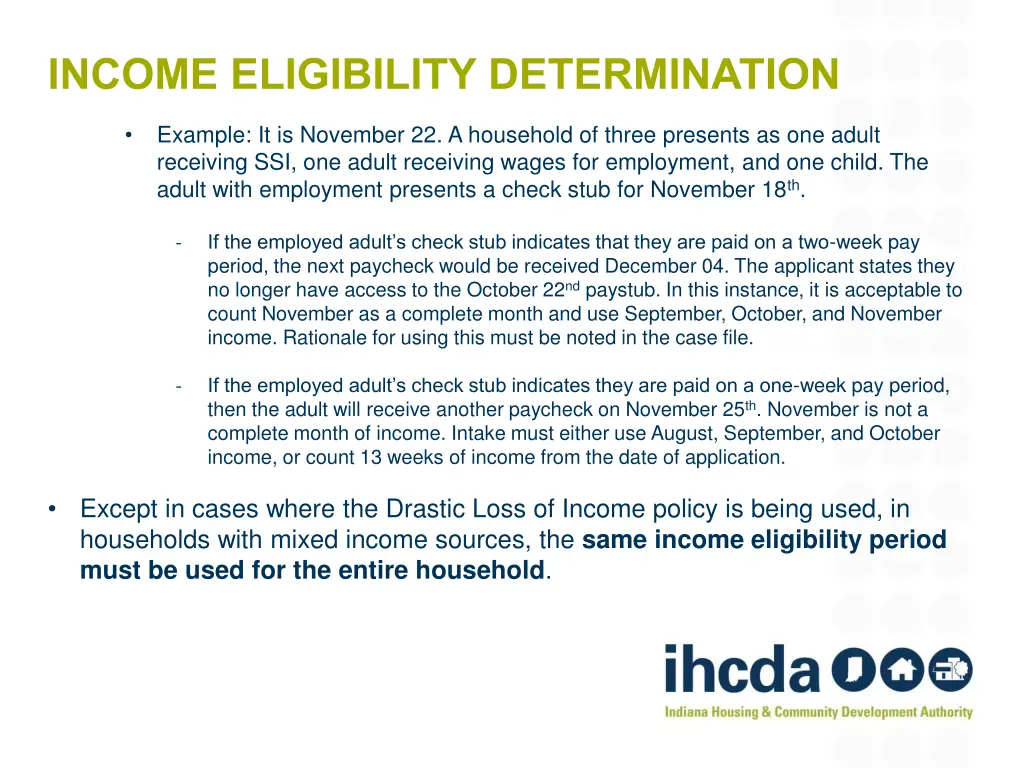 income eligibility determination 4