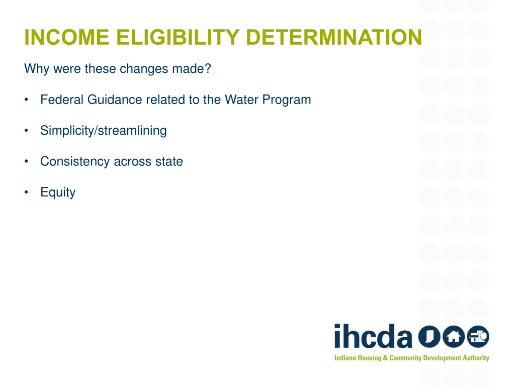 income eligibility determination 5