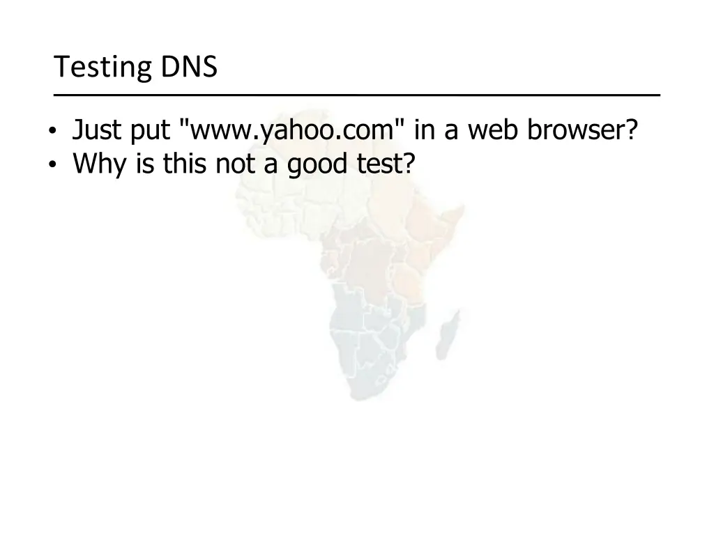 testing dns