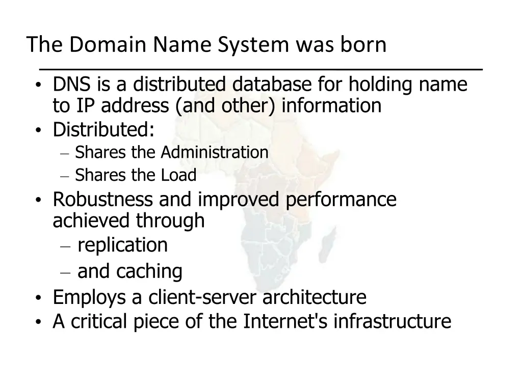 the domain name system was born