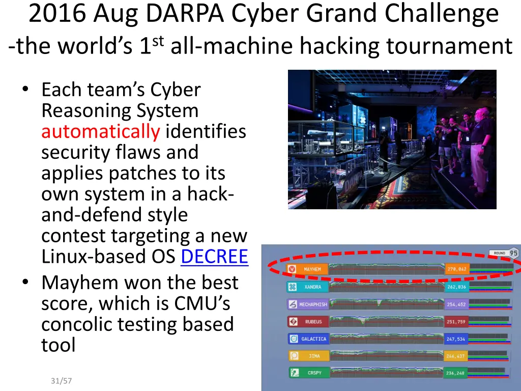 2016 aug darpa cyber grand challenge the world