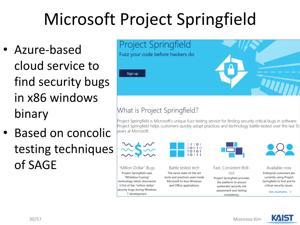 microsoft project springfield