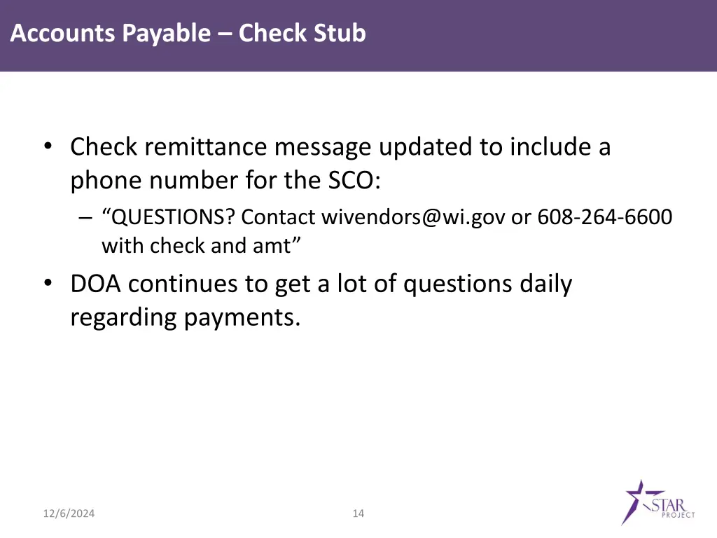 accounts payable check stub