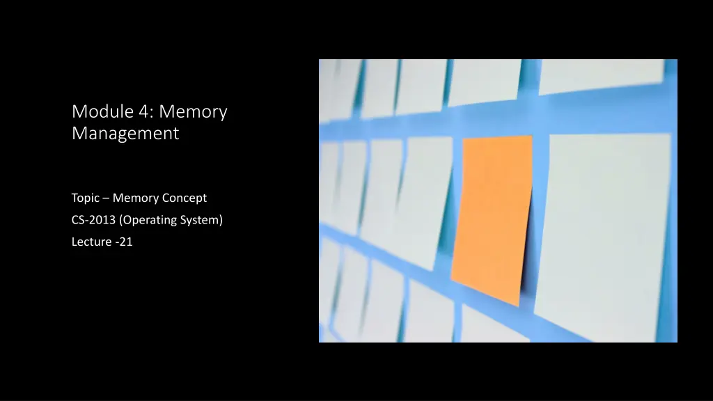 module 4 memory management