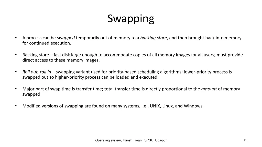 swapping