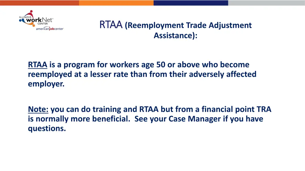 rtaa rtaa reemployment trade adjustment assistance