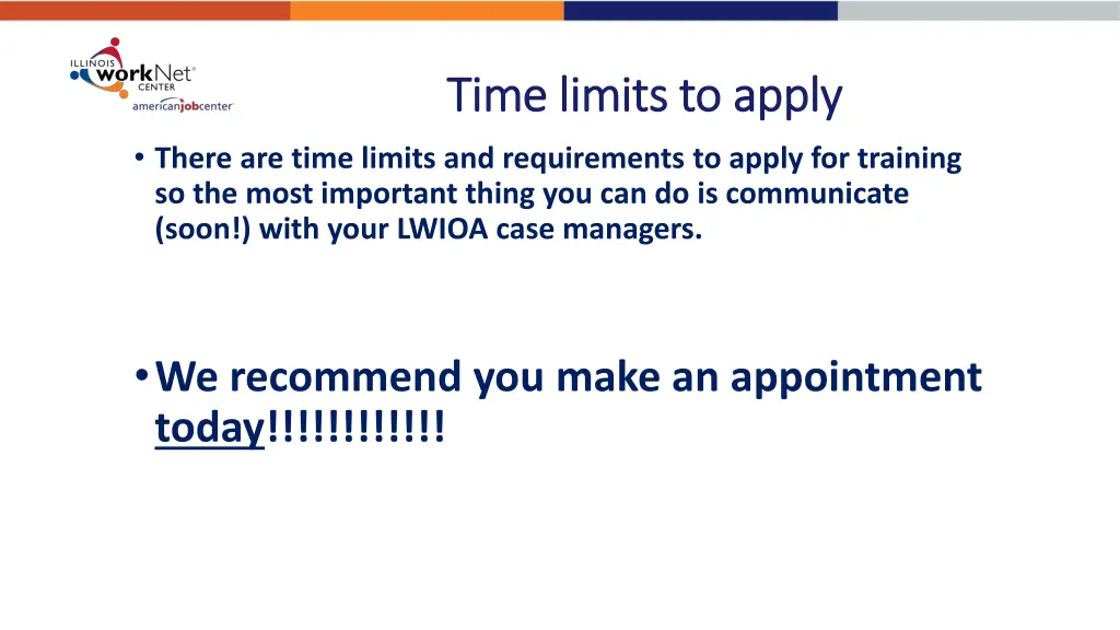 time limits to apply time limits to apply