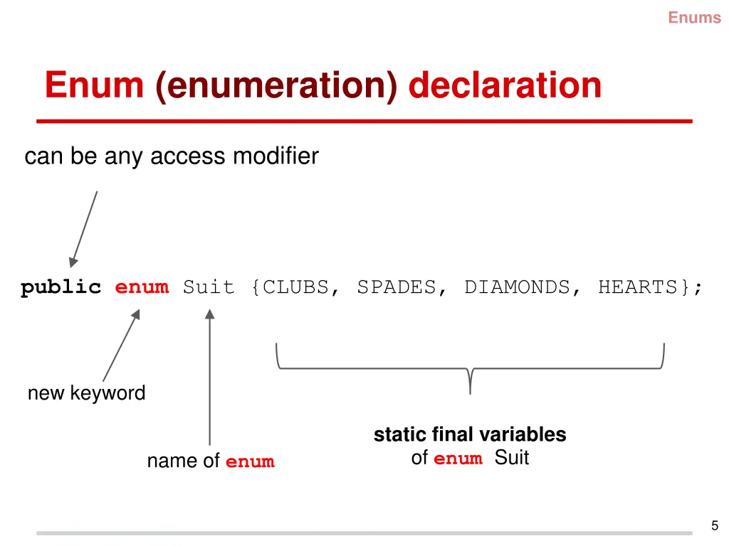 enums 3