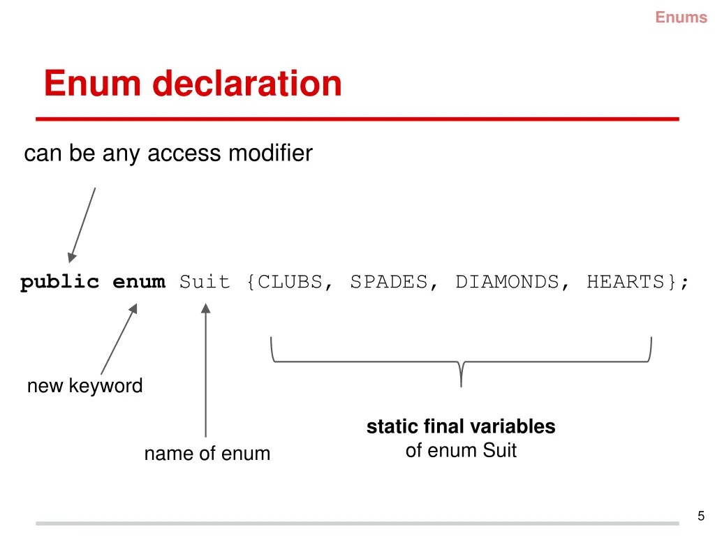 enums 3