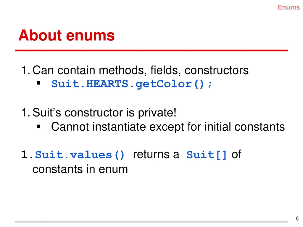 enums 4