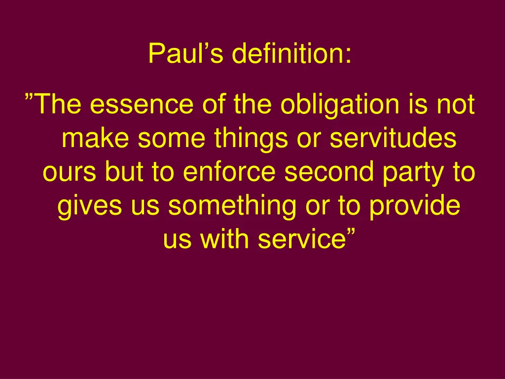 paul s definition