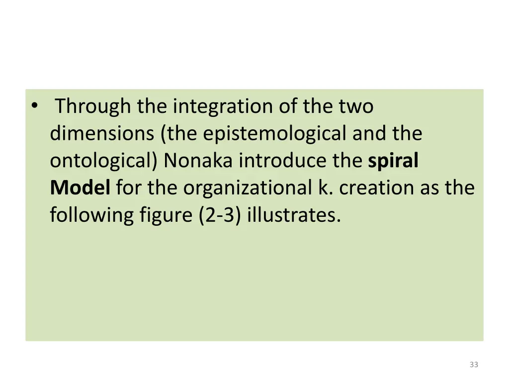 through the integration of the two dimensions