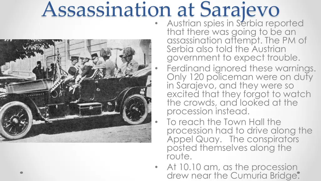 assassination at sarajevo