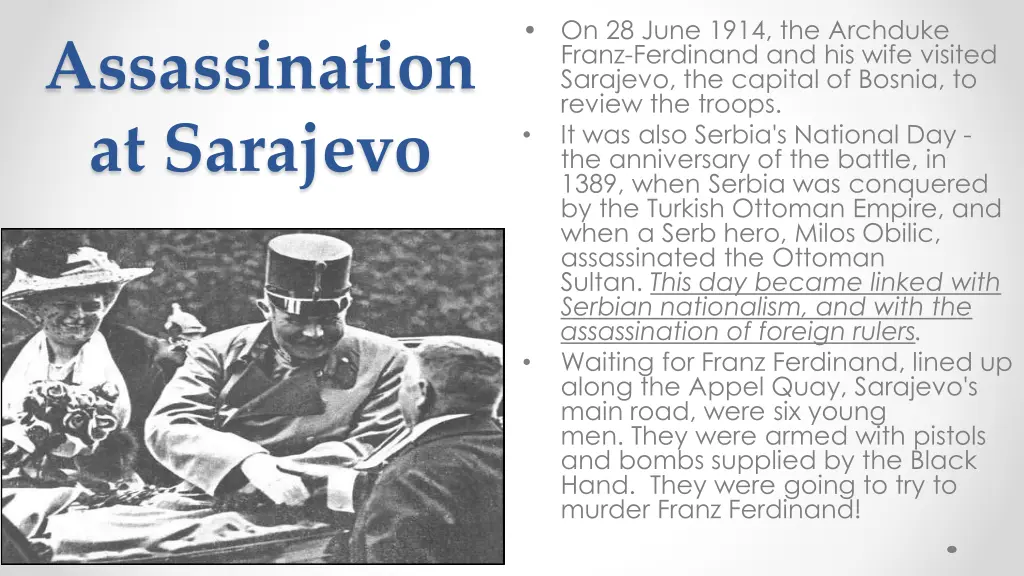 on 28 june 1914 the archduke franz ferdinand