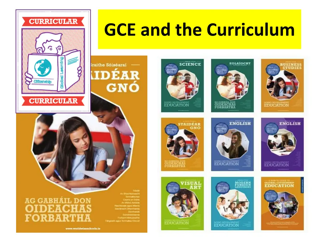 gce and the curriculum