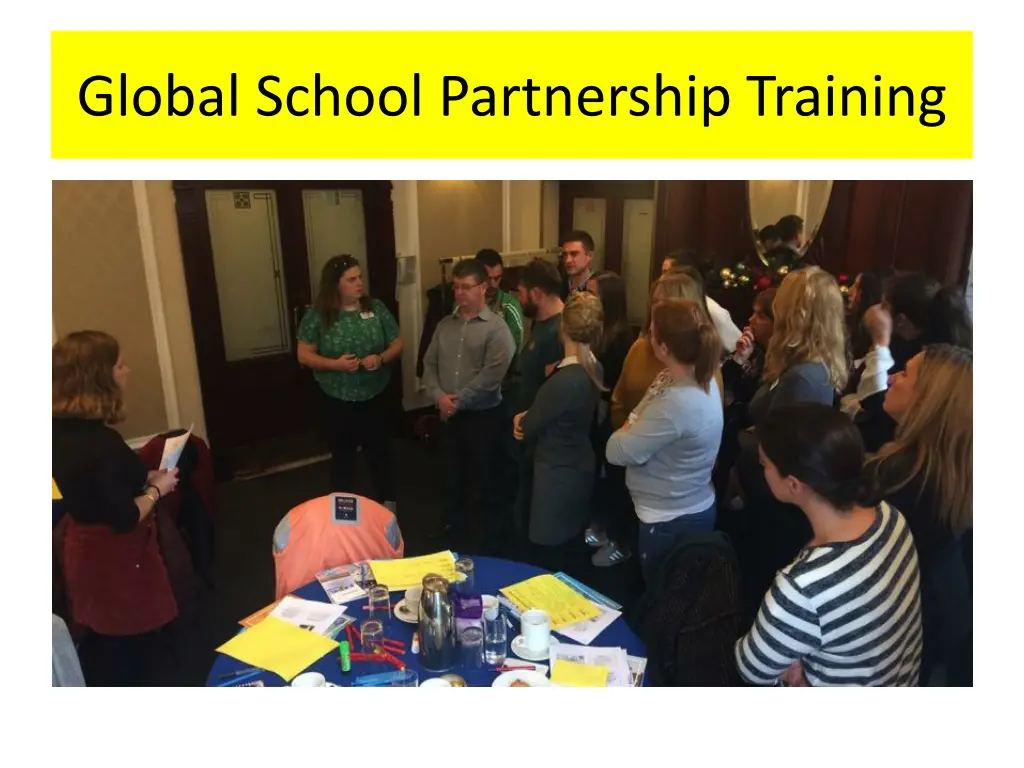 global school partnership training