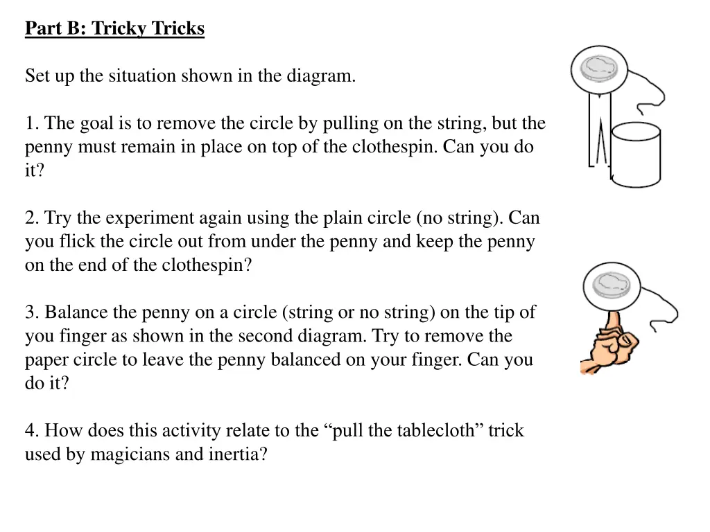 part b tricky tricks