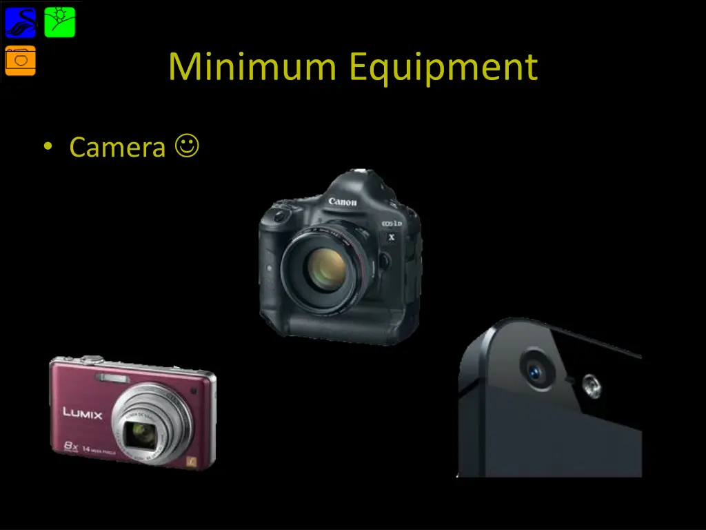 minimum equipment