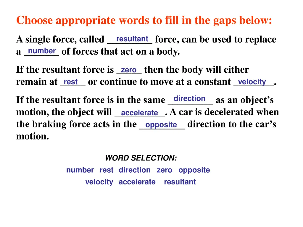 choose appropriate words to fill in the gaps below 1