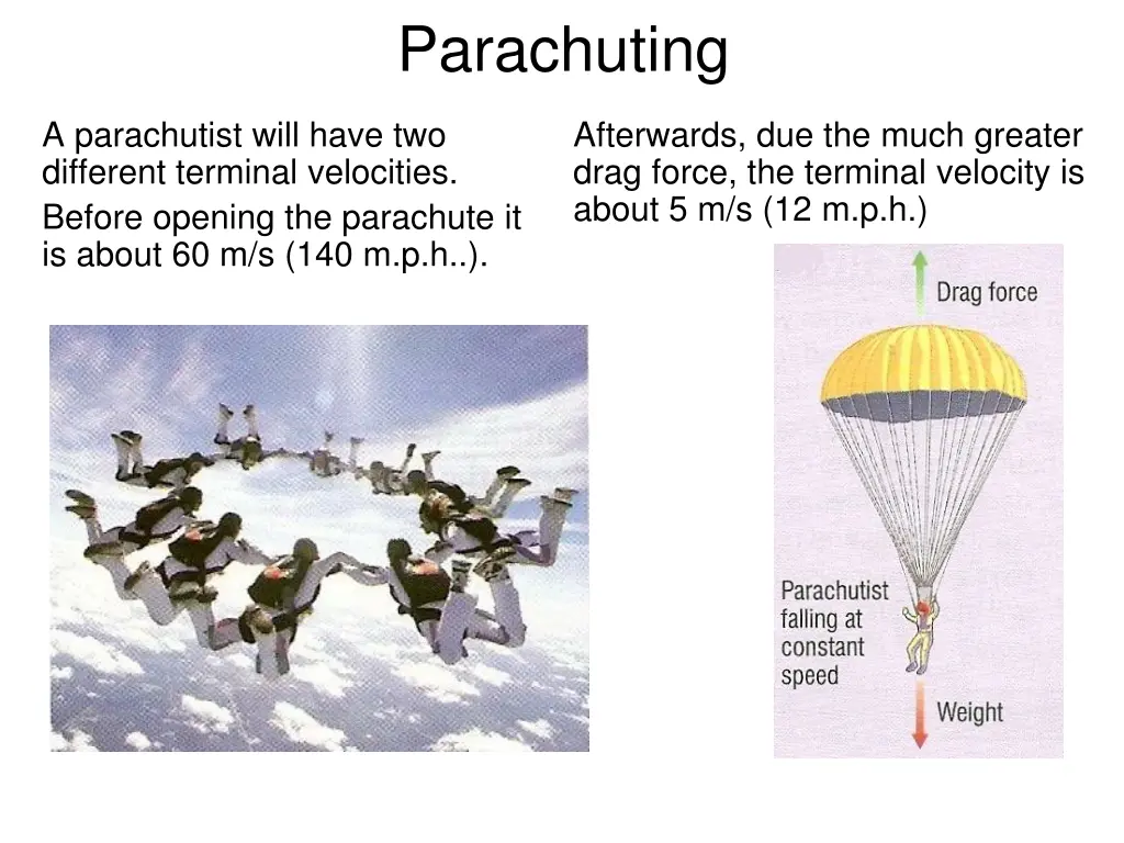 parachuting