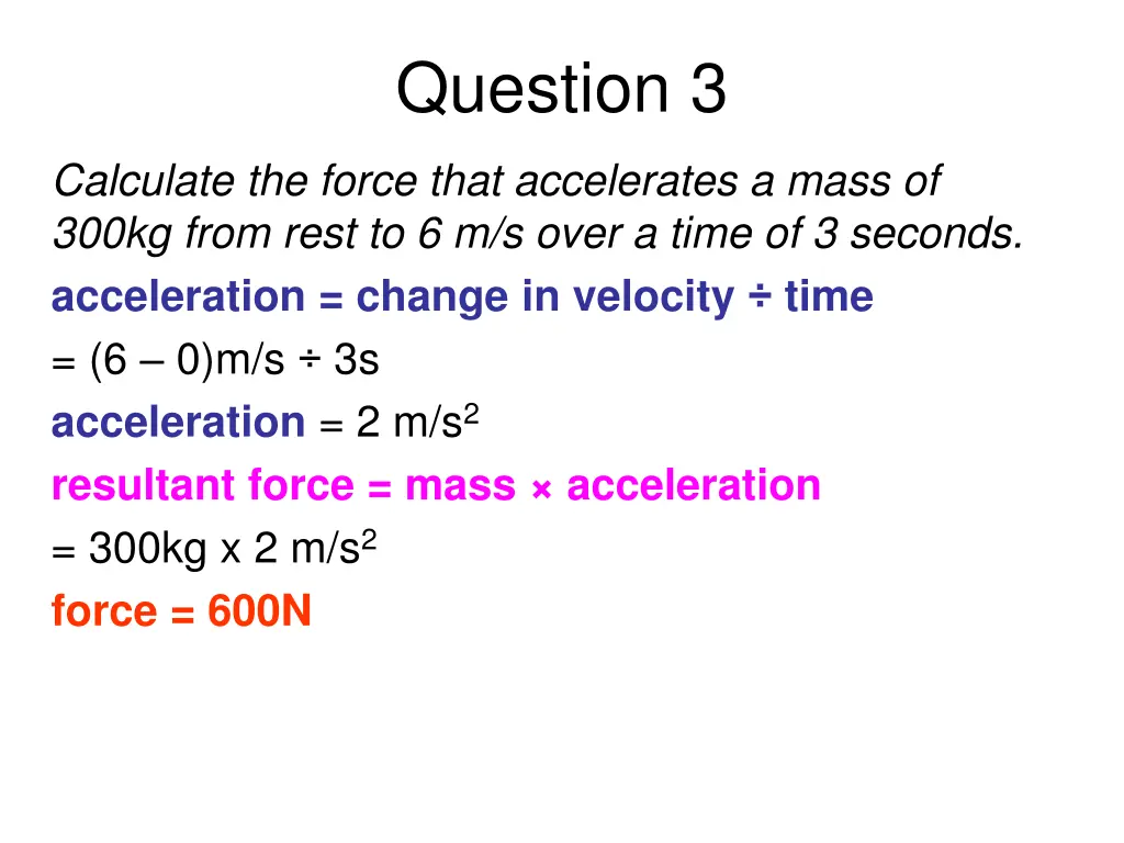 question 3