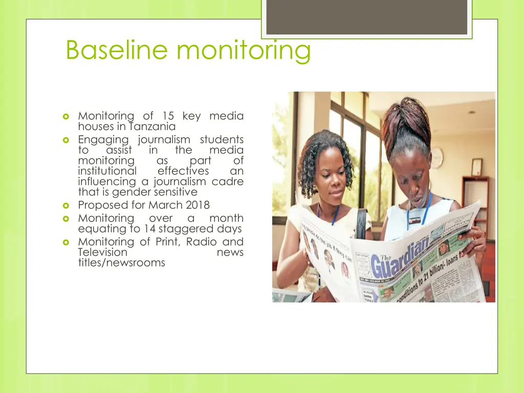 baseline monitoring