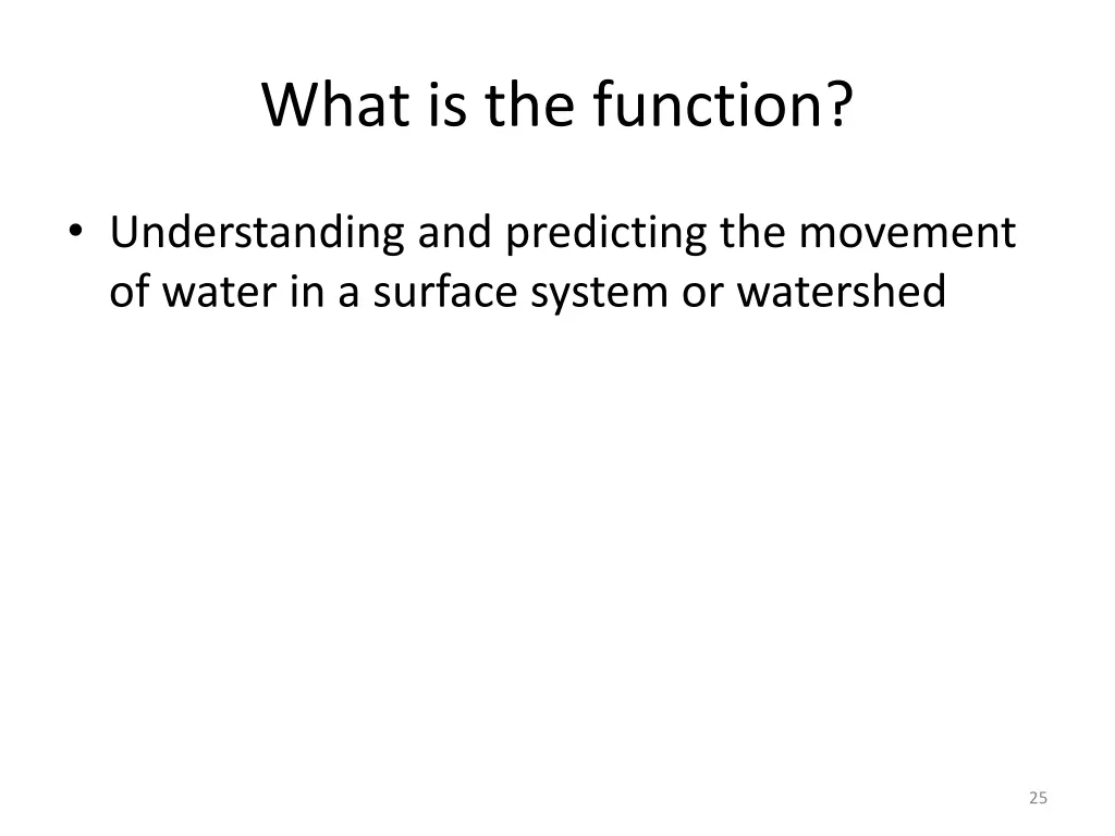 what is the function 1