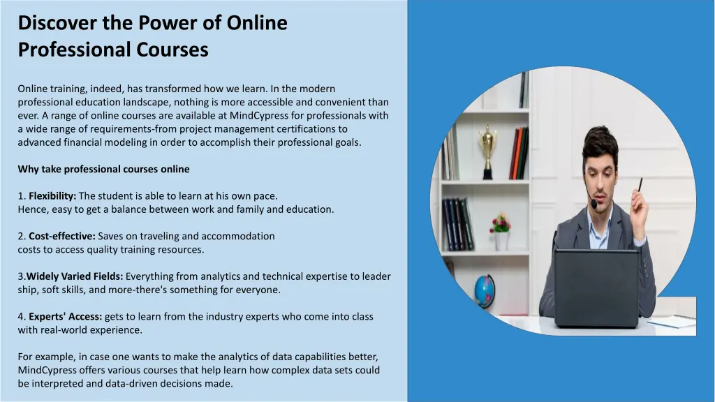 discover the power of online professional courses