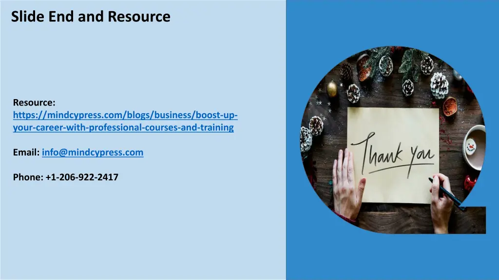 slide end and resource