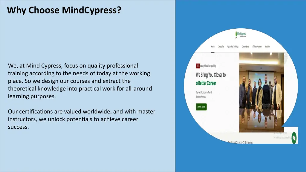 why choose mindcypress