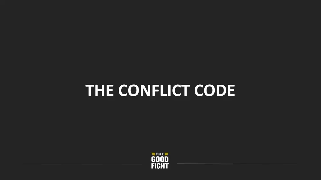 the conflict code