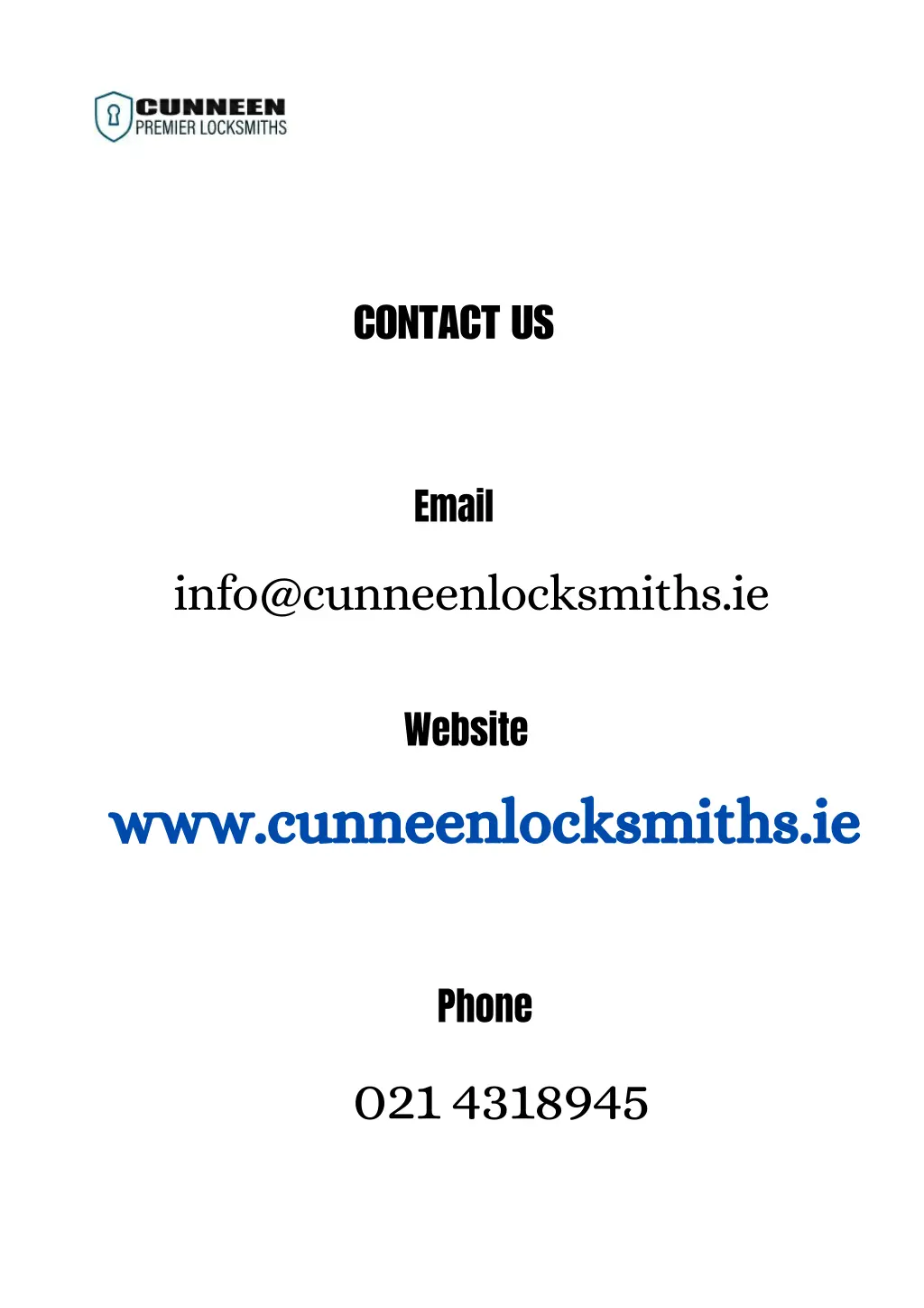 contact us