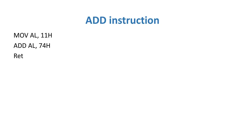 add instruction 2