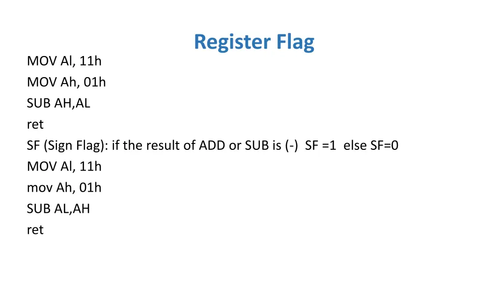 register flag 2