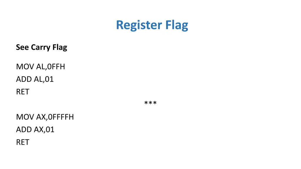 register flag