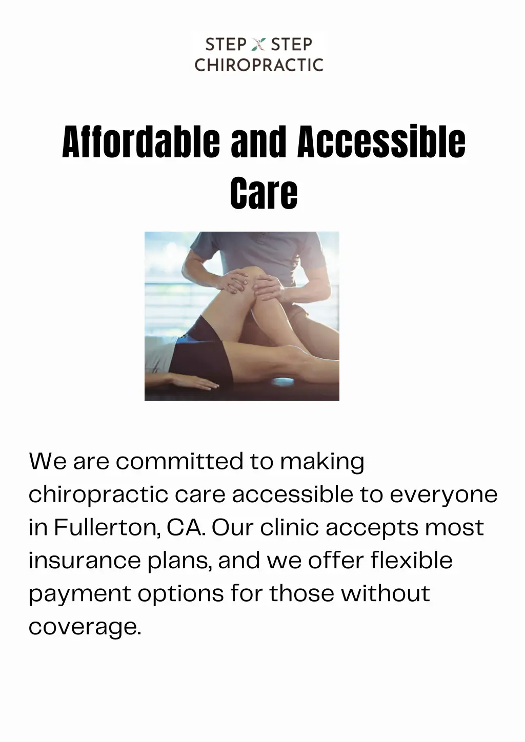 affordable and accessible care