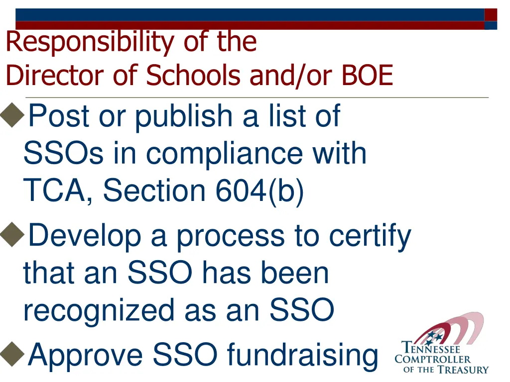 responsibility of the director of schools