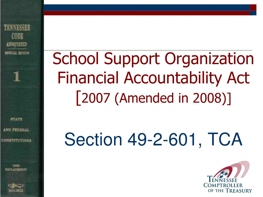 school support organization financial